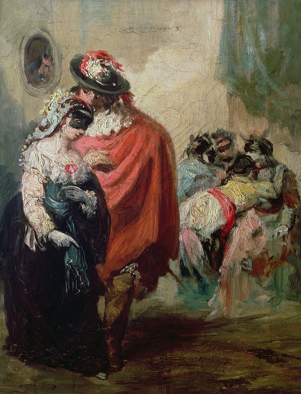 Masquerade by Eugenio Lucas y Padilla