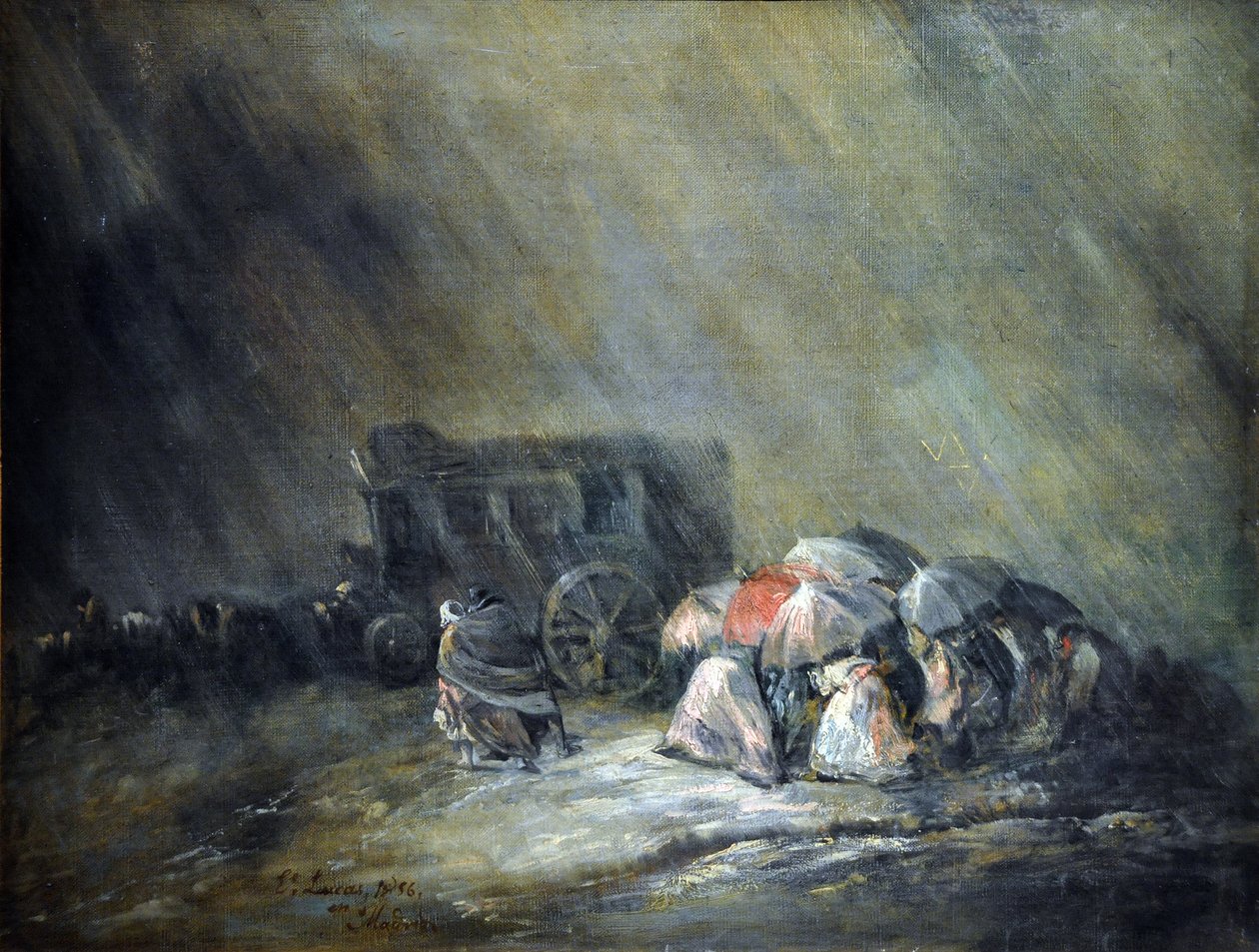 The Storm by Eugenio Lucas Velázquez
