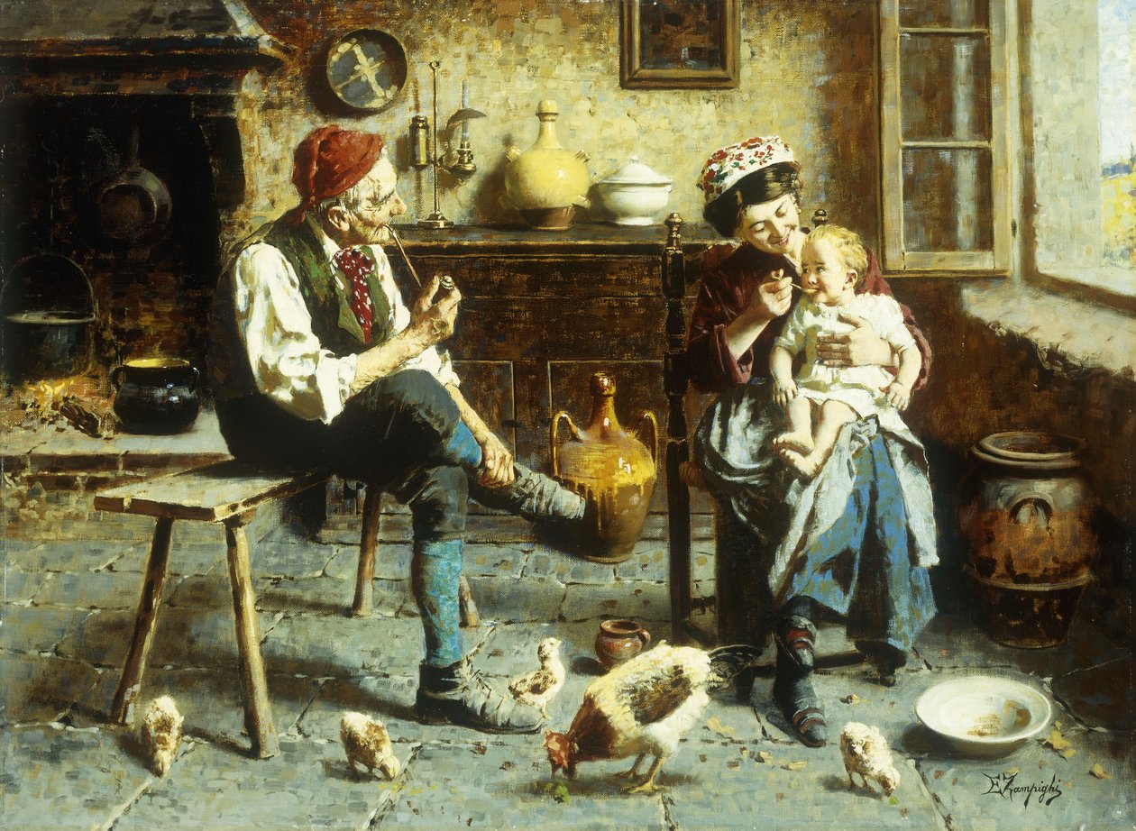 The Happy Family by Eugenio Zampighi