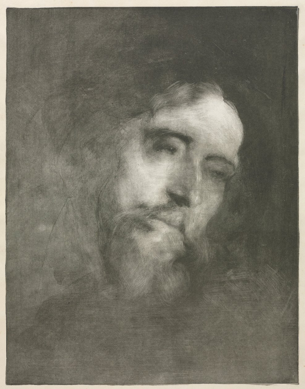 Alphonse Daudet, 1893 by Eugène Carrière