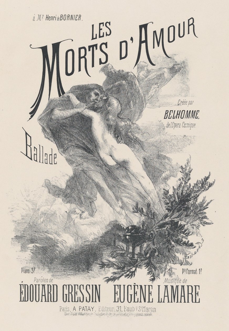 The Dead of Love by Eugène Carrière