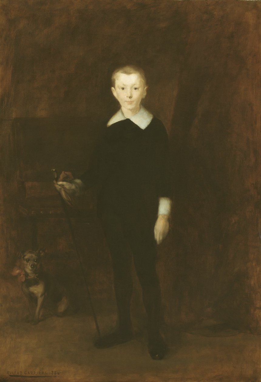 Portrait of a Boy by Eugène Carrière