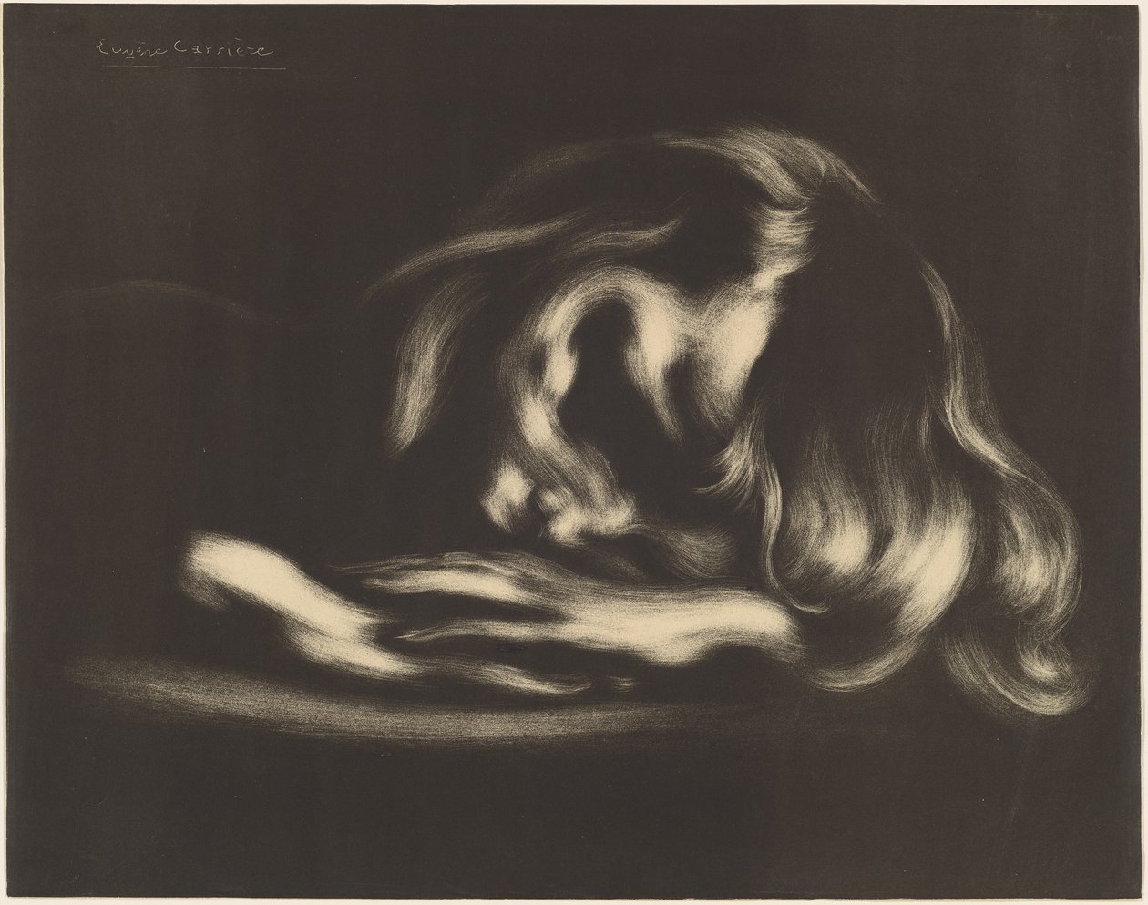 Sleep by Eugène Carrière