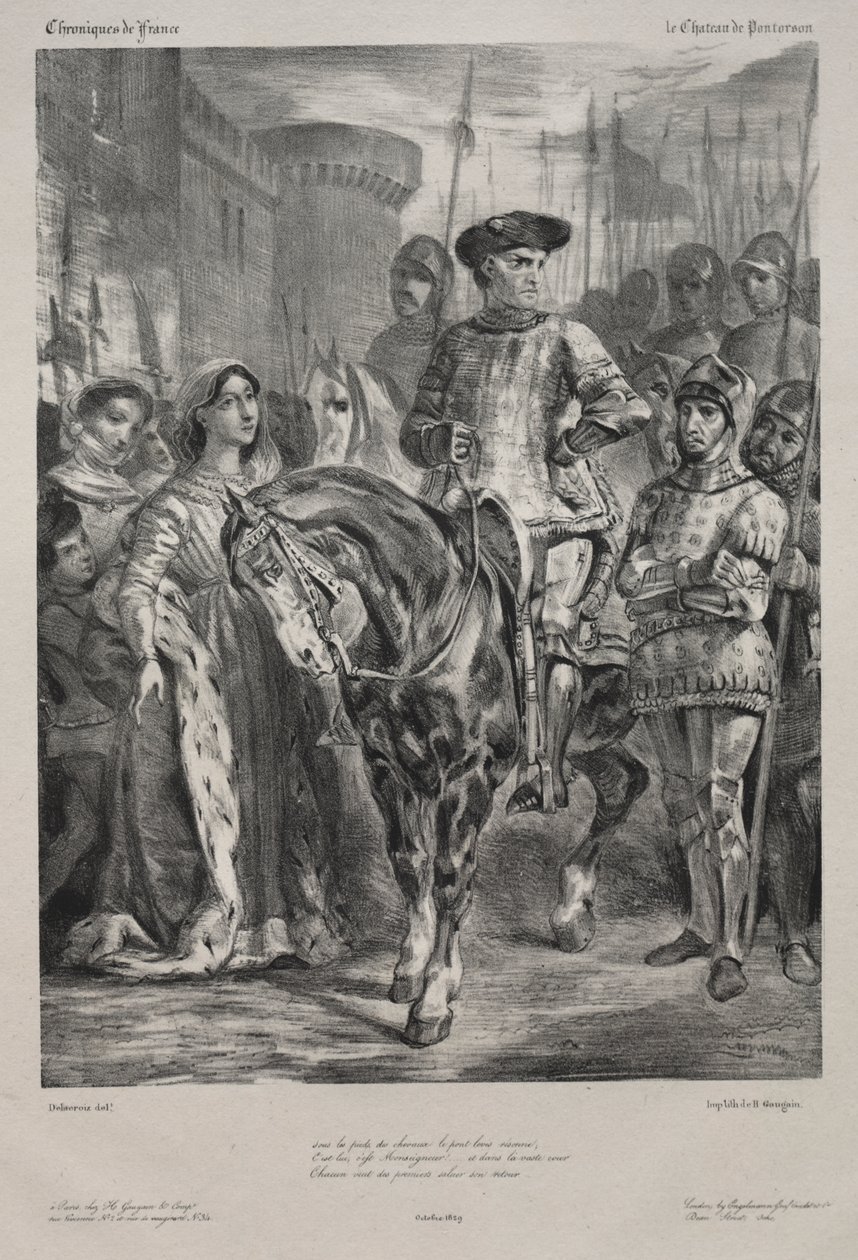 Duguesclin by Eugène Delacroix