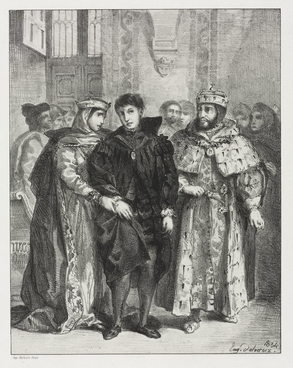 Hamlet by Eugène Delacroix