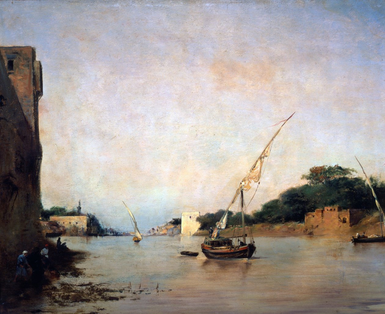 View of the Nile by Eugène Fromentin