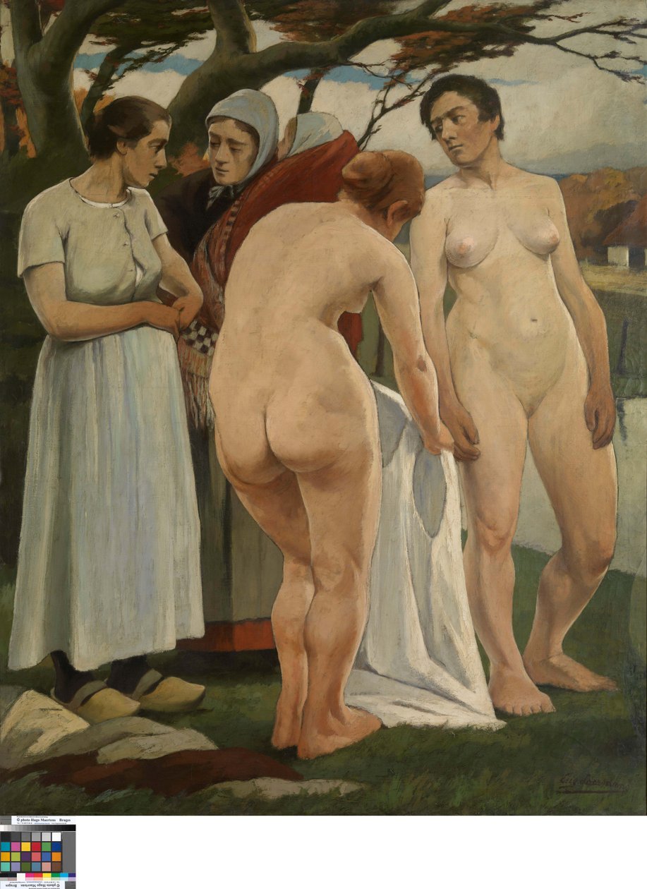Bathing Women by Eugene Laermans