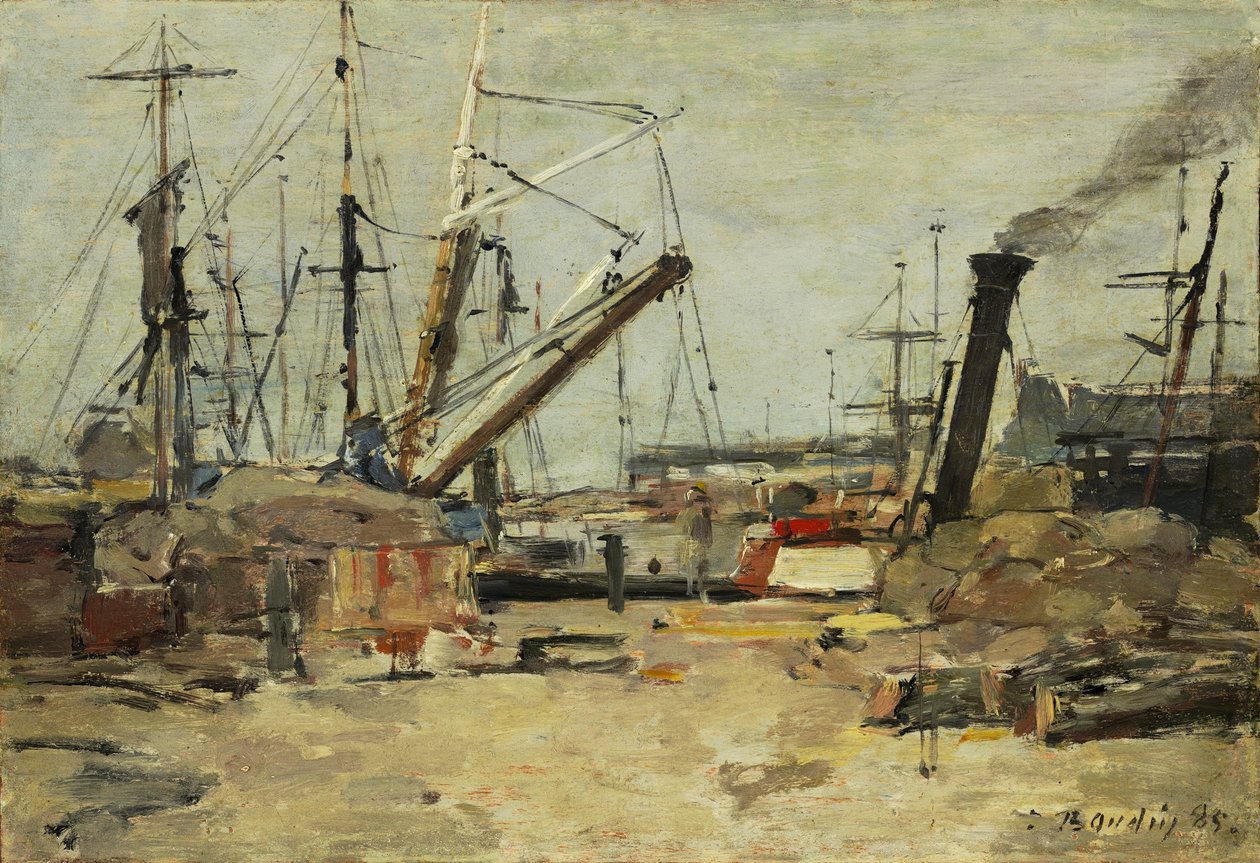 The Trawlers by Eugene Louis Boudin