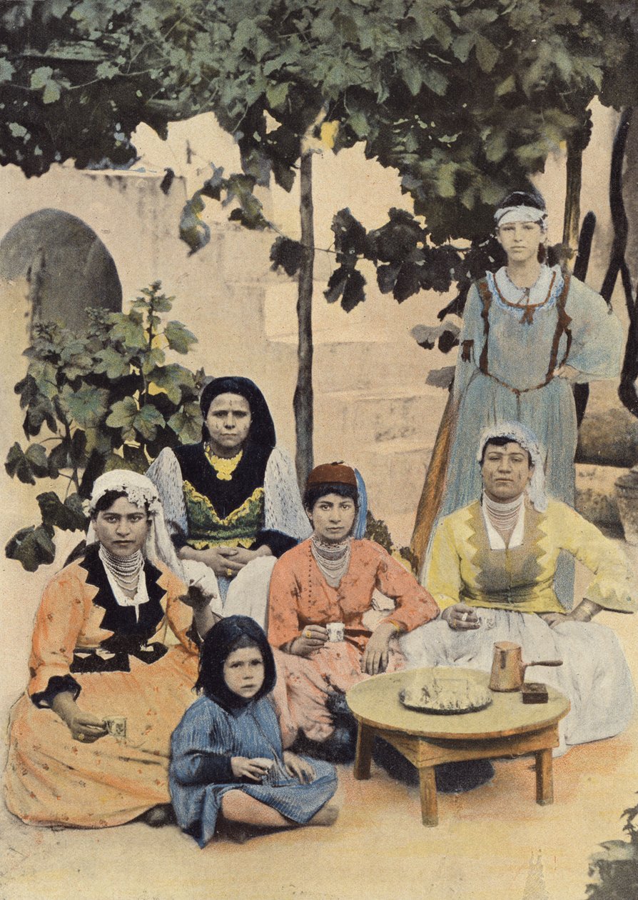 Moorish Family of Blidah by European Photographer