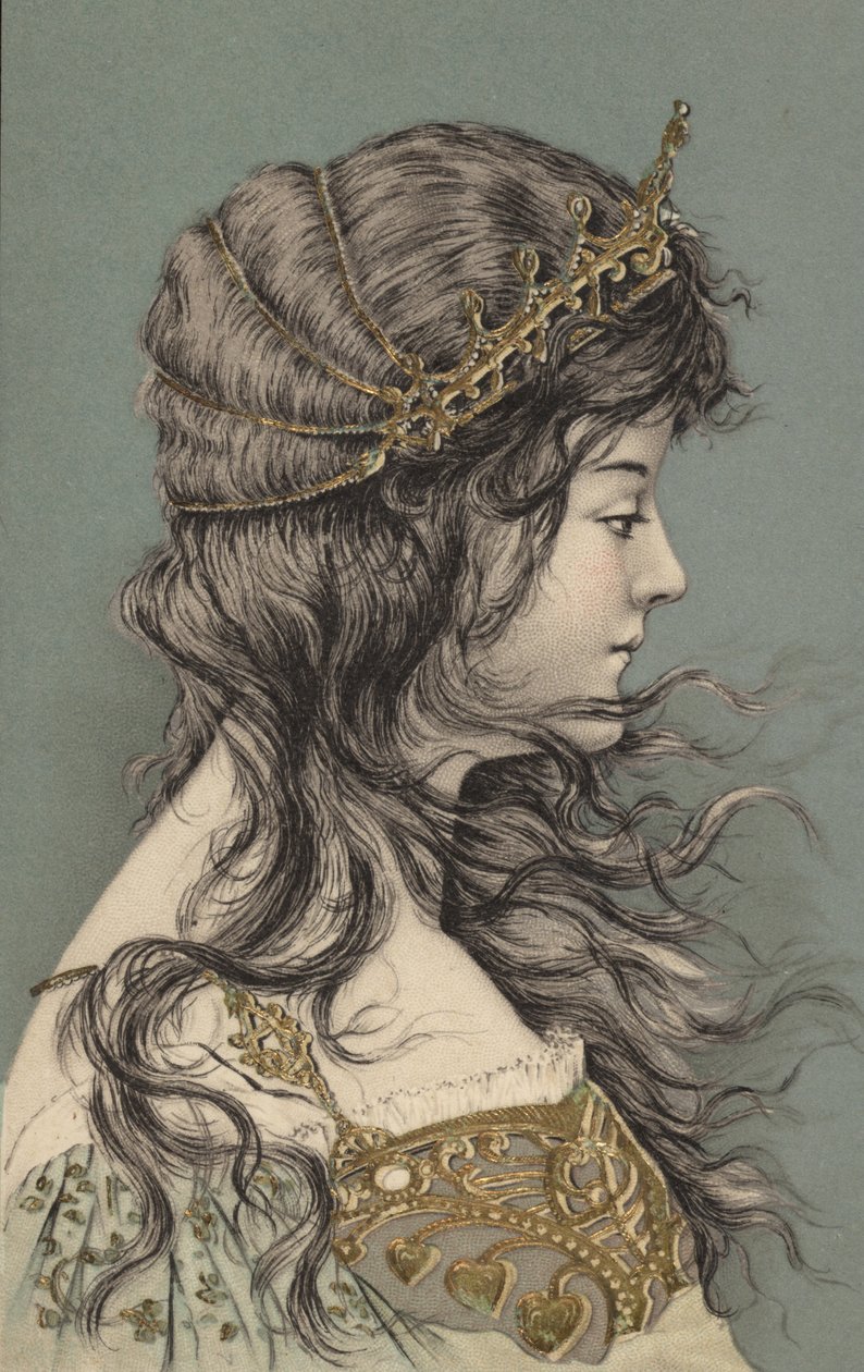Girl in a Tiara by European School