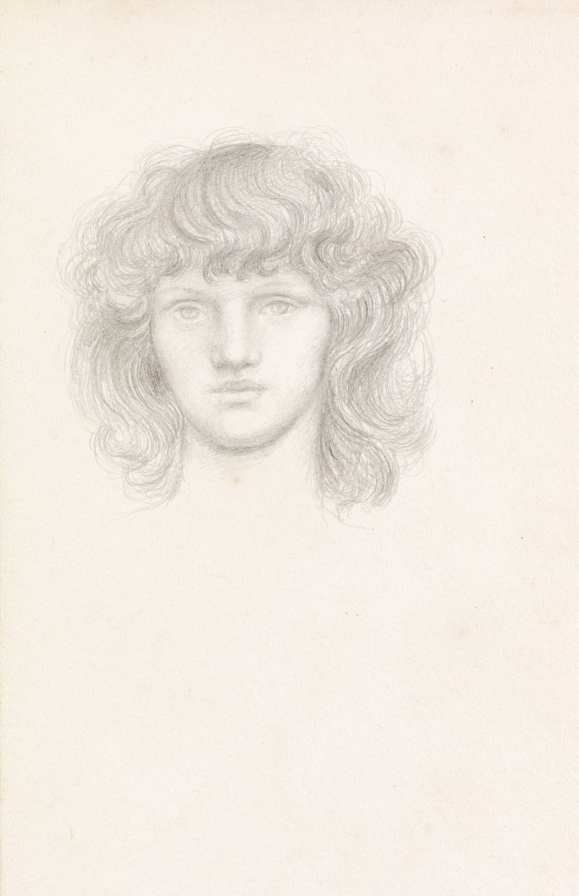 Head of a Girl by Evelyn De Morgan