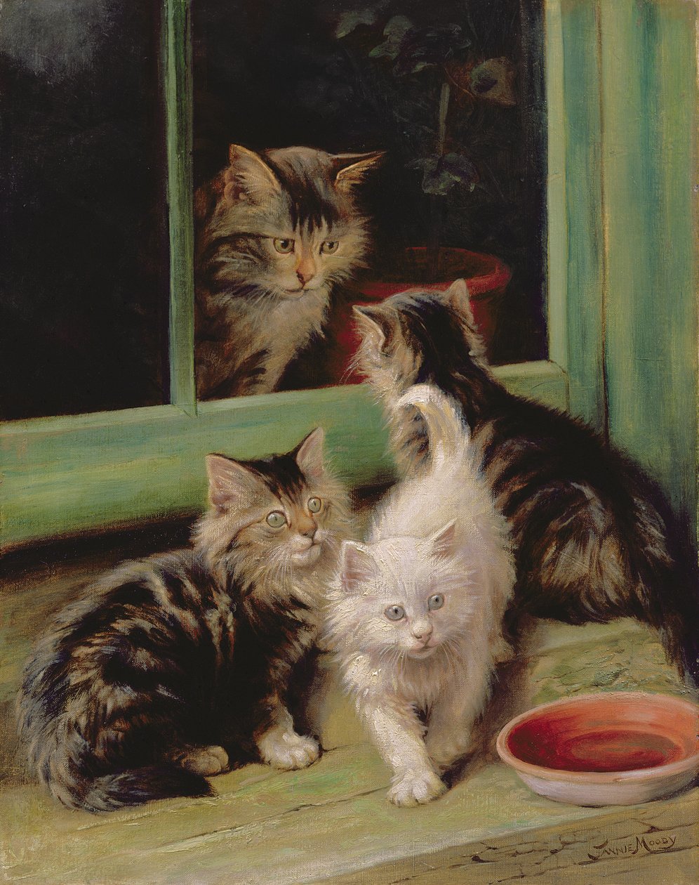 Kittens by Fannie Moody