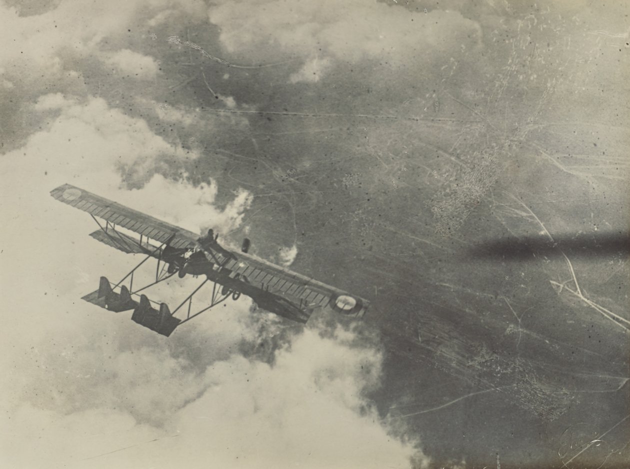 Flying Airplane by Fedele Azari