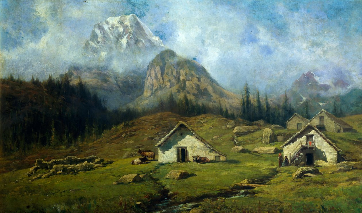 Cabins on Alpe Veglia by Federico Ashton