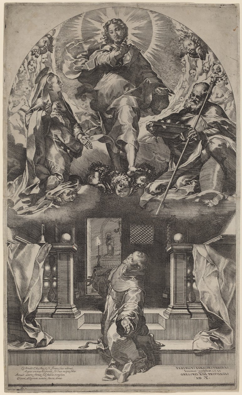 Vision of Saint Francis by Federico Barocci