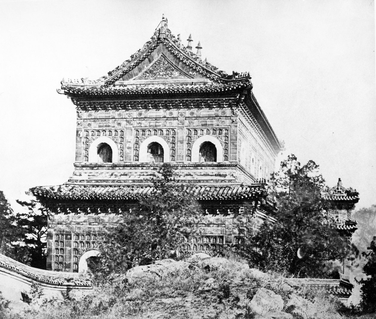 Temple of the Sea of Wisdom at the Summer Palace, Beijing by Felice Beato