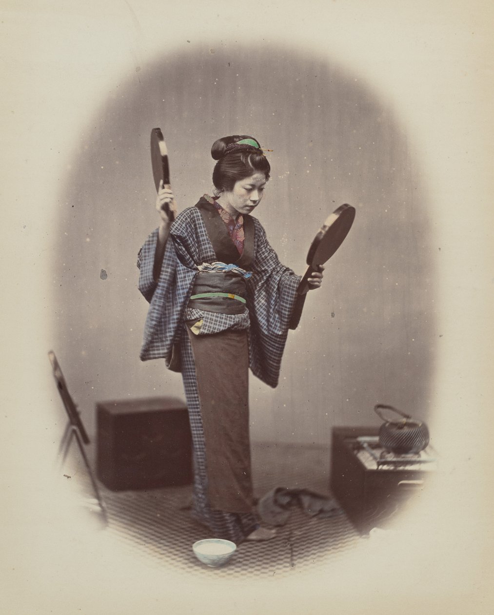 At Her Toilet by Felice Beato