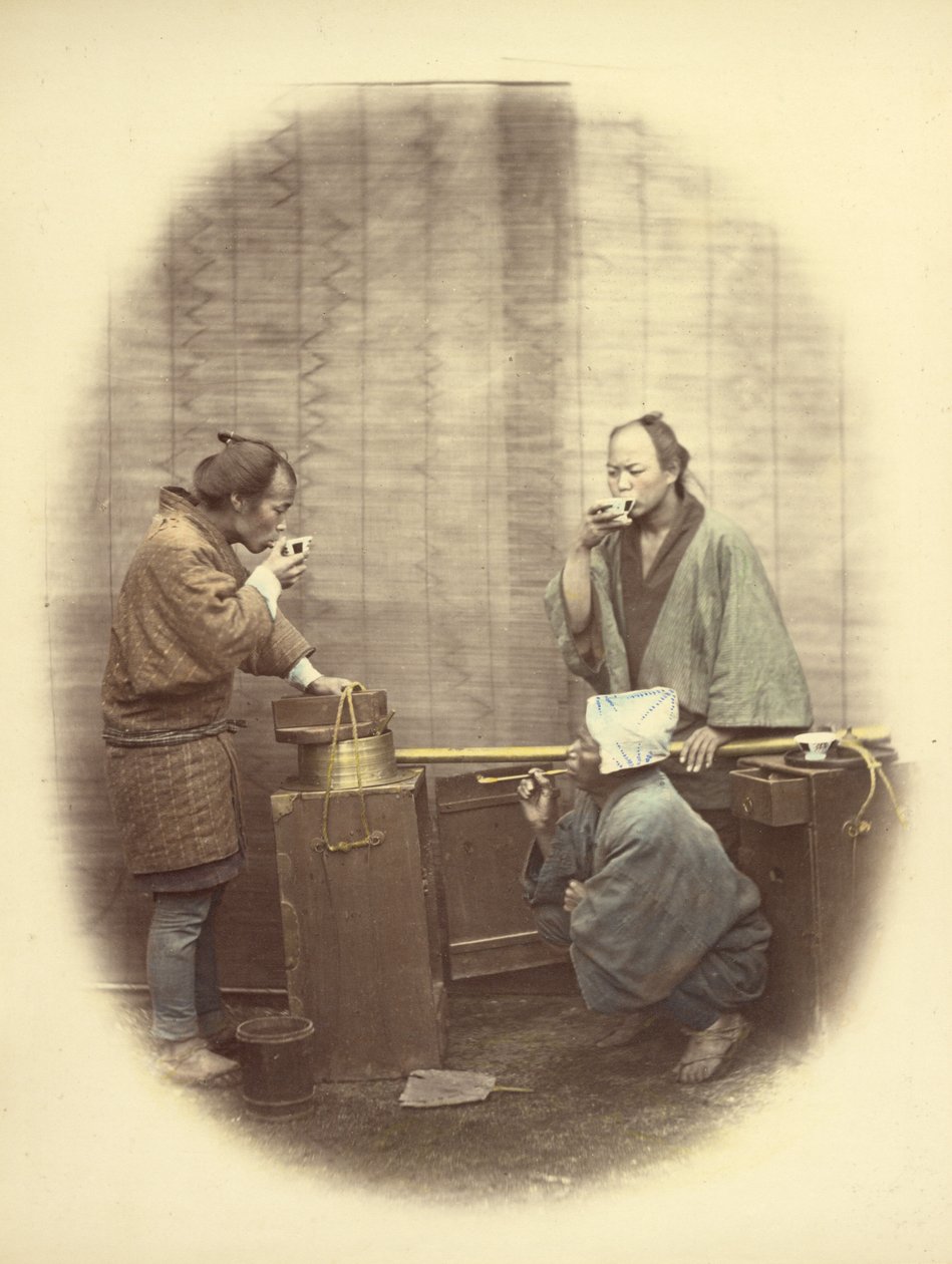 Saki Seller by Felice Beato