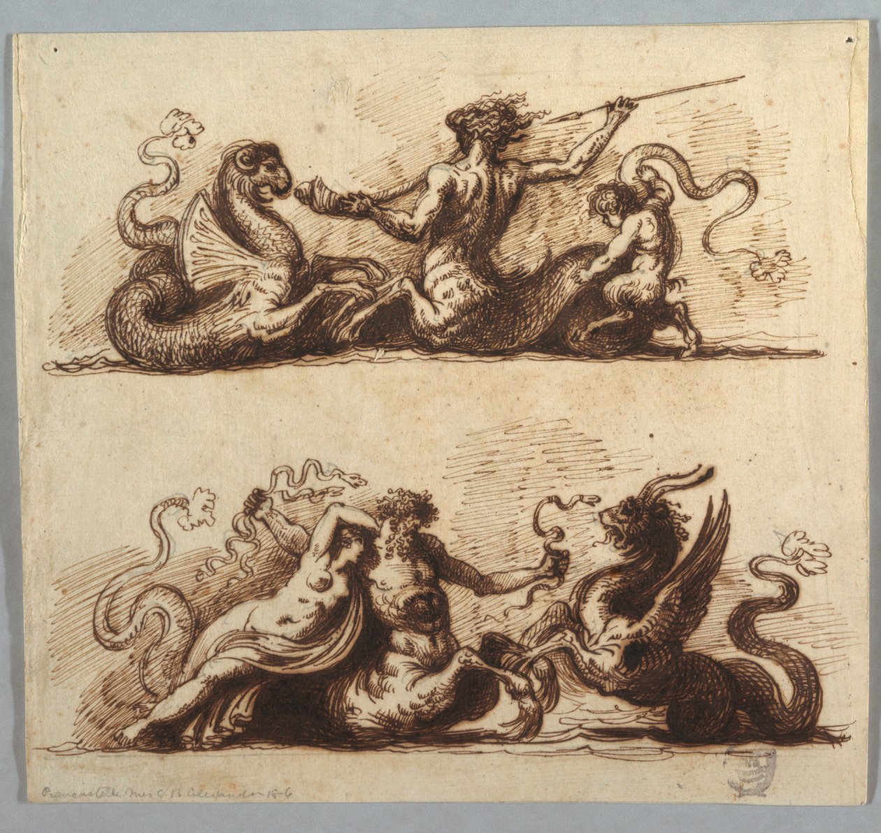 Bythos and Aphros by Felice Giani