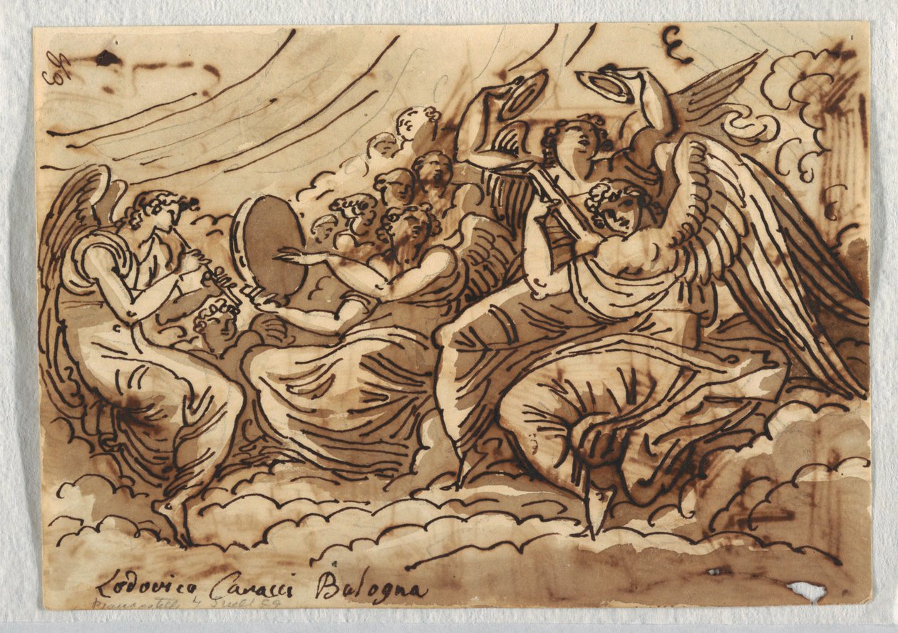 Concert of Angels by Felice Giani