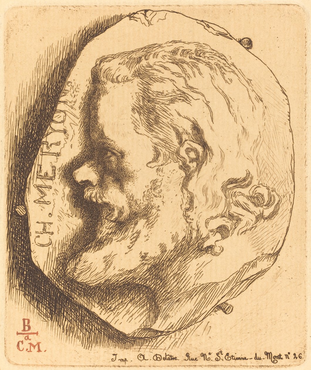 Charles Meryon by Felix Bracquemond