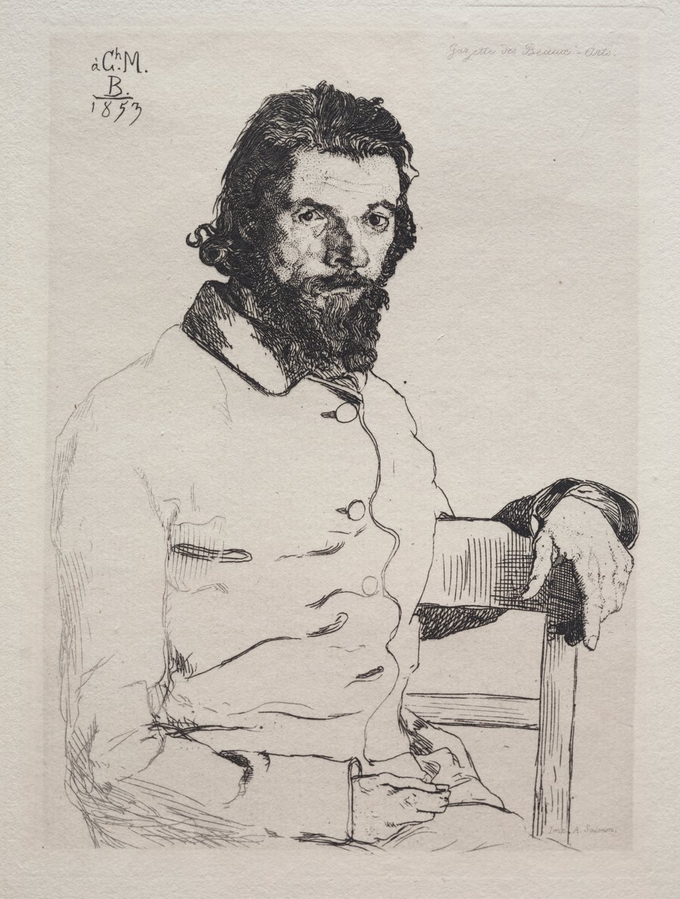 Charles Méryon by Felix Bracquemond