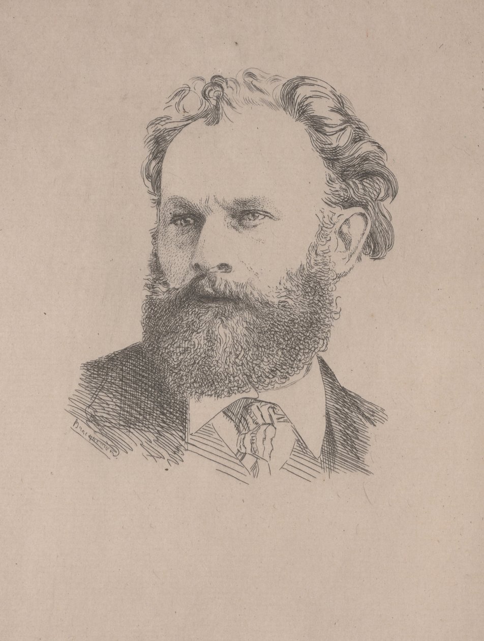 Portrait of Manet by Felix Bracquemond