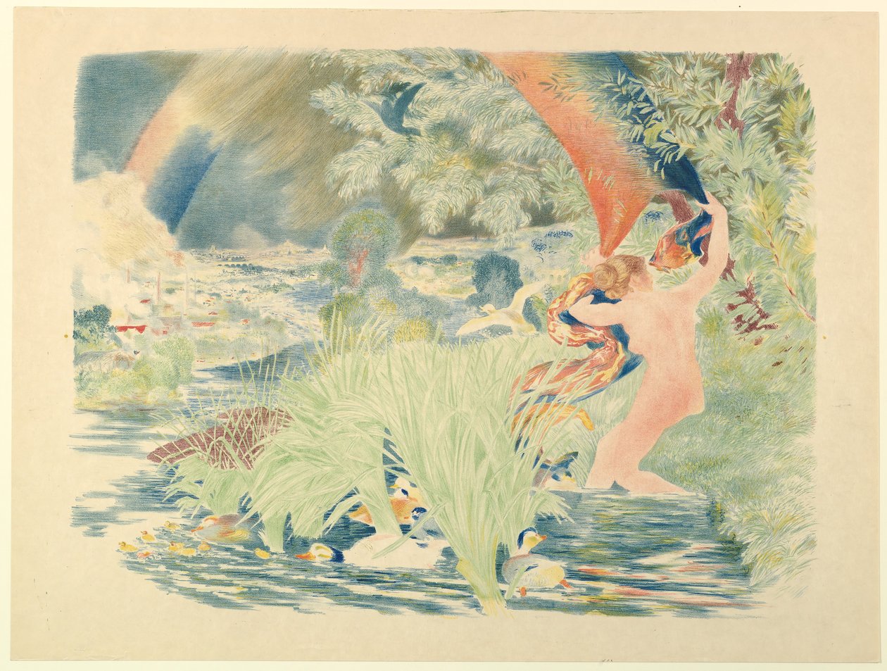 The Rainbow by Felix Bracquemond