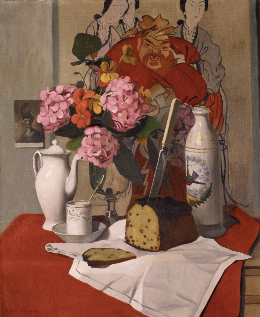 Still Life with Flowers by Felix Edouard Vallotton