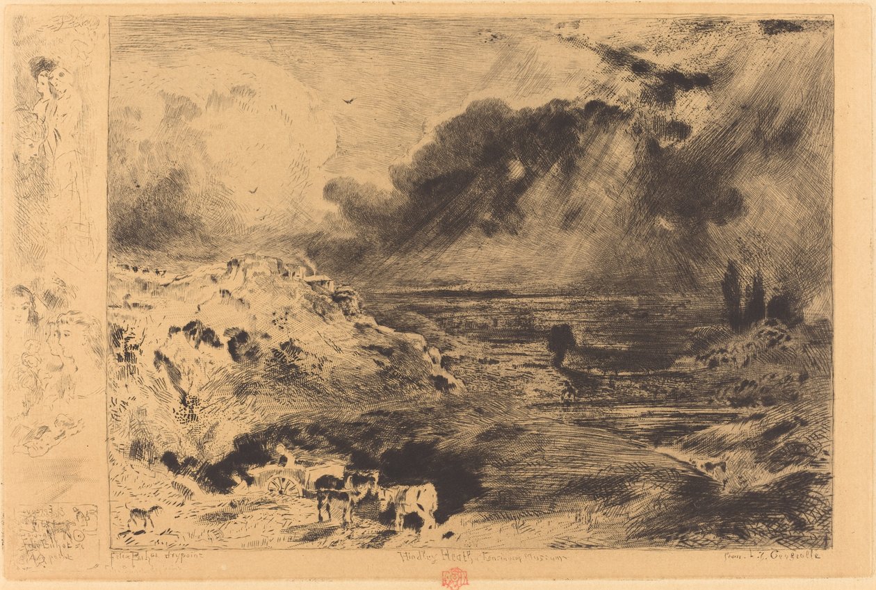 The Storm by Felix Hilaire Buhot