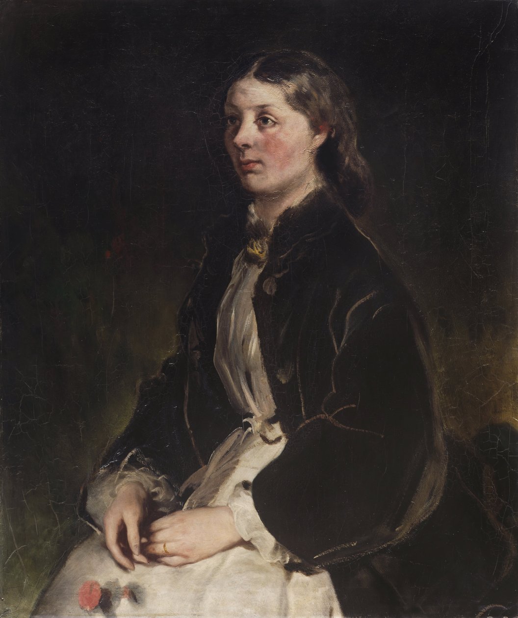 Portrait of Baroness Christine von Schönberg by Louis Ferdinand von Rayski