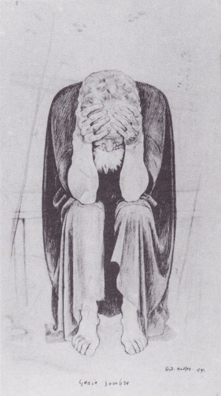 Dark Genius by Ferdinand Hodler