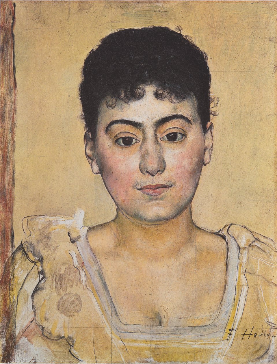 Portrait of Madame de R. by Ferdinand Hodler