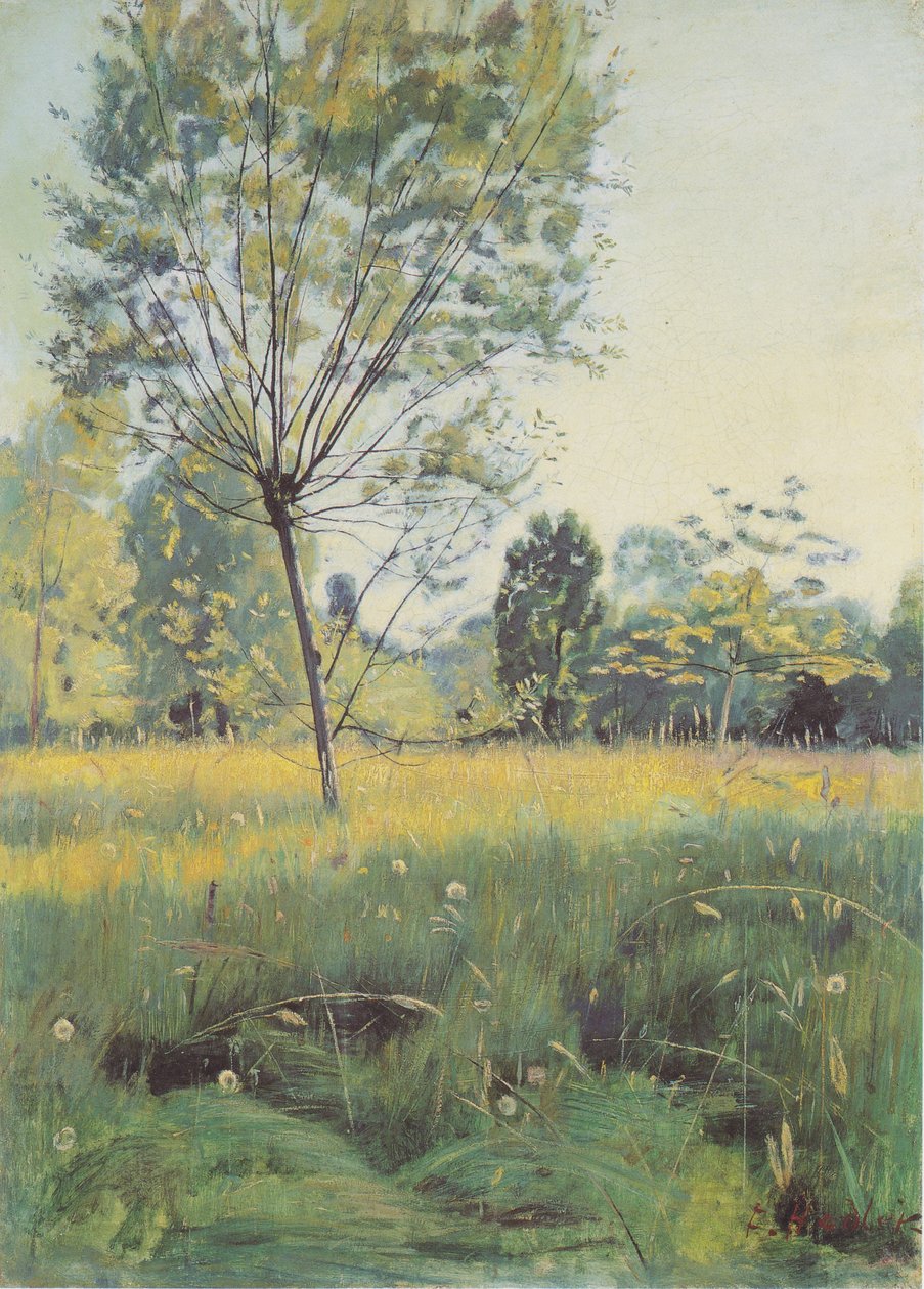 The Golden Meadow by Ferdinand Hodler