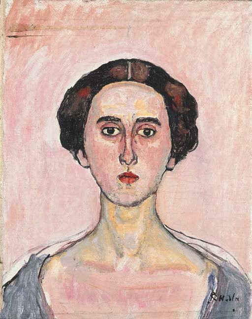 Portrait of Valentine Gode-Darel by Ferdinand Hodler