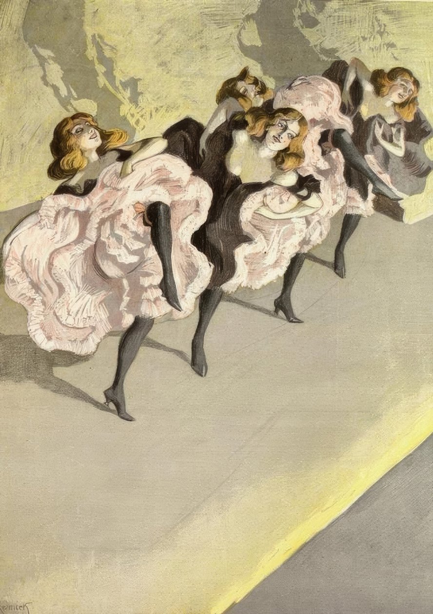 Cancan by Ferdinand von Reznicek