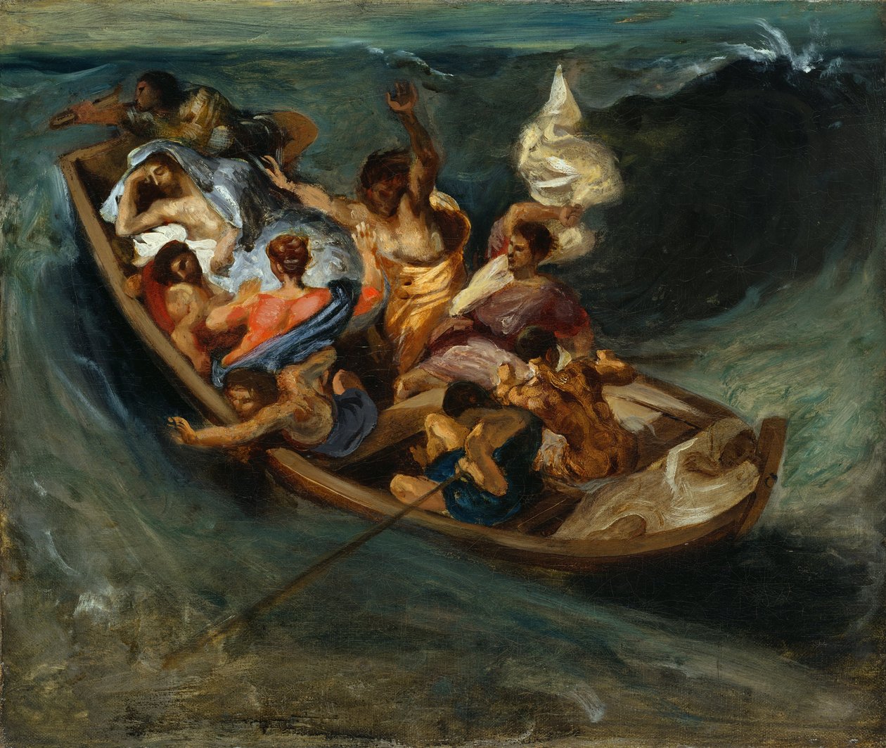 Christ on the Sea of Galilee by Ferdinand Victor Eugene Delacroix