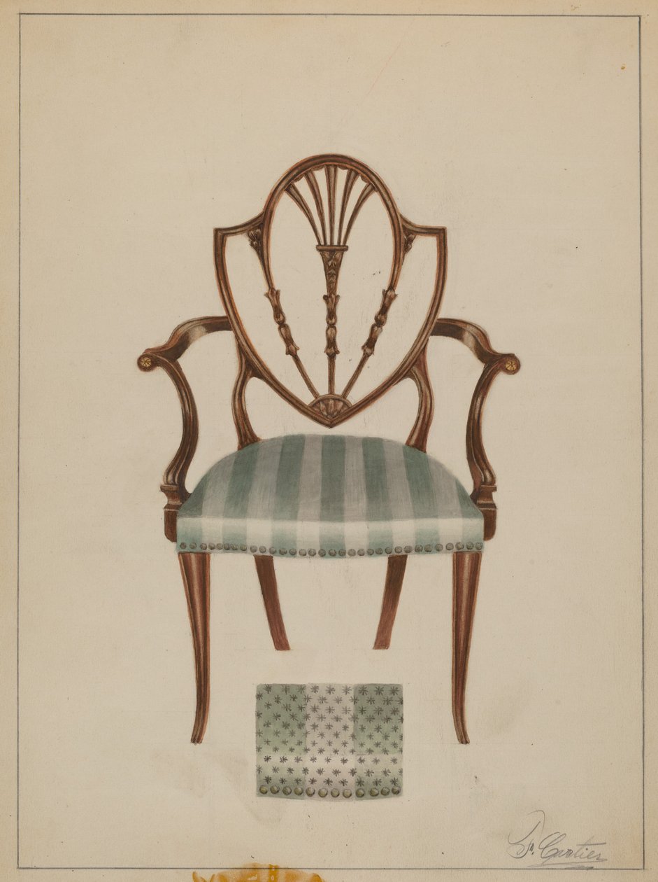 Armchair by Ferdinand Cartier