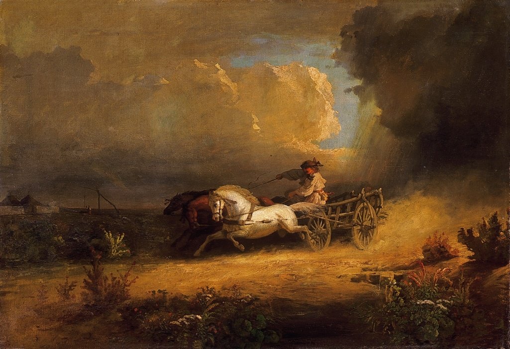 In the Storm by Ferenc Ujházy