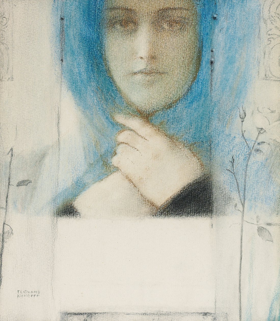 Clematis by Fernand Khnopff