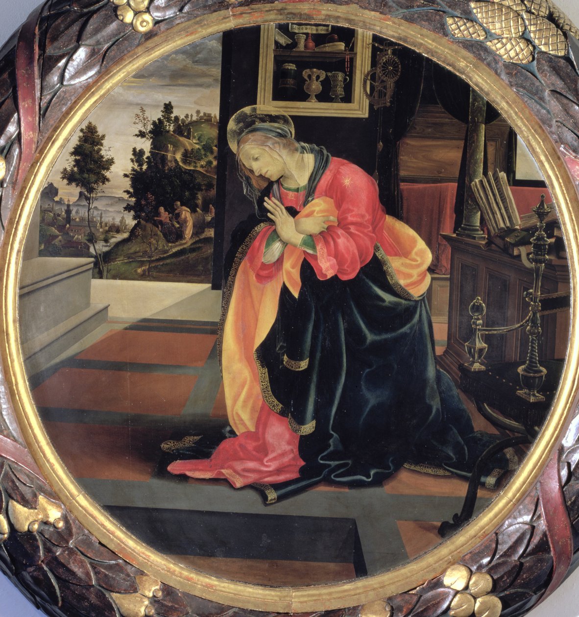 Virgin Annunciate, 1483 by Filippino Lippi