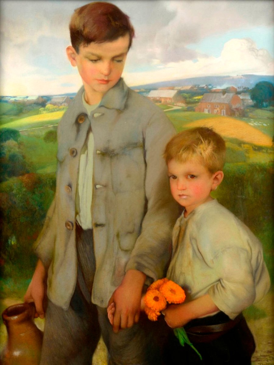The Two Brothers by Firmin Baes