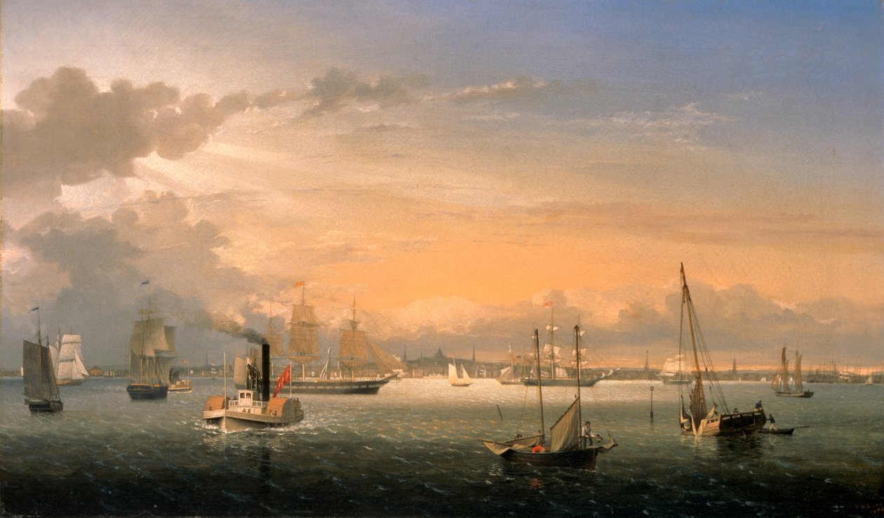 Boston Harbor by Fitz Henry Lane