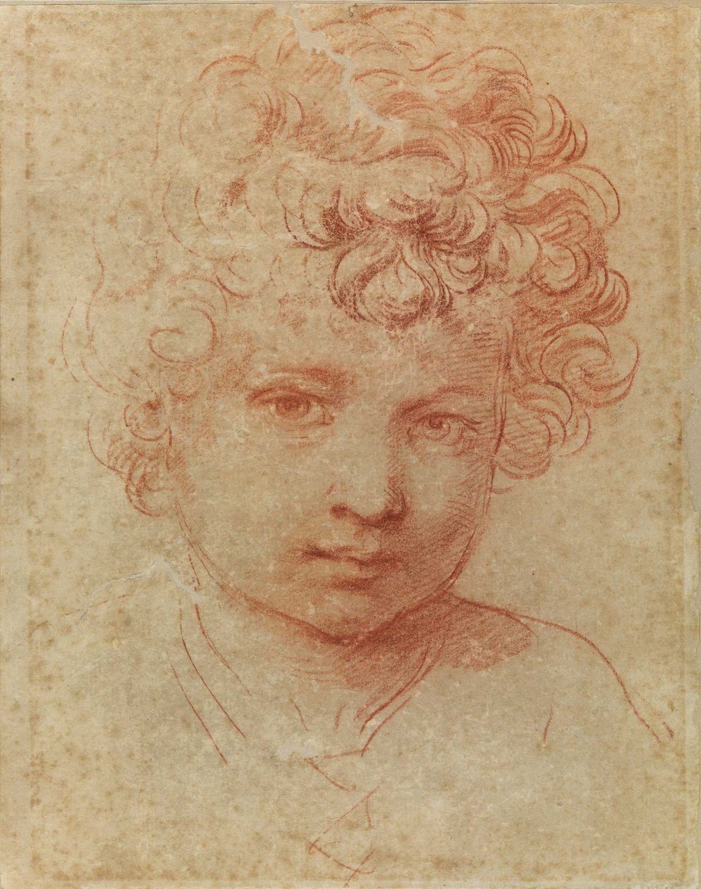 Head of a Child by Flaminio Torre