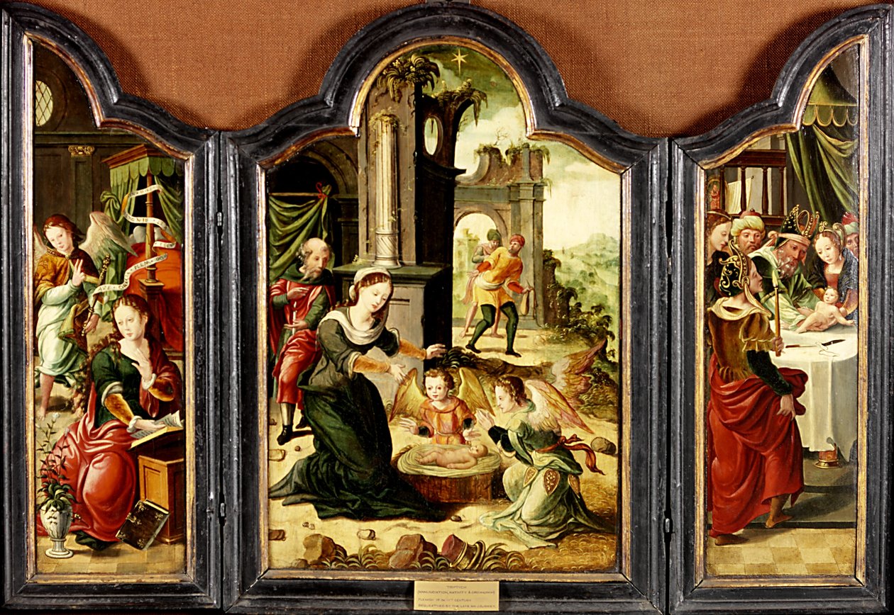 Nativity by Flemish School