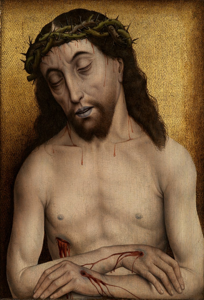 Man of Sorrows by Flemish School