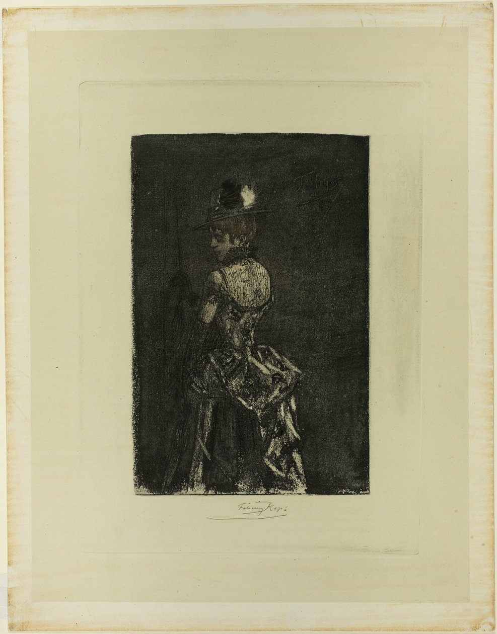 First Step by Félicien Rops