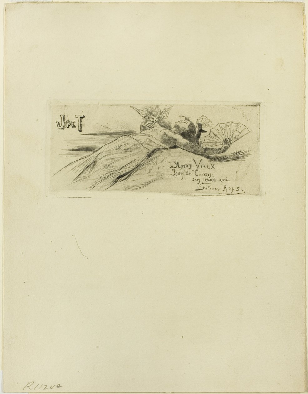 Flirt by Félicien Rops