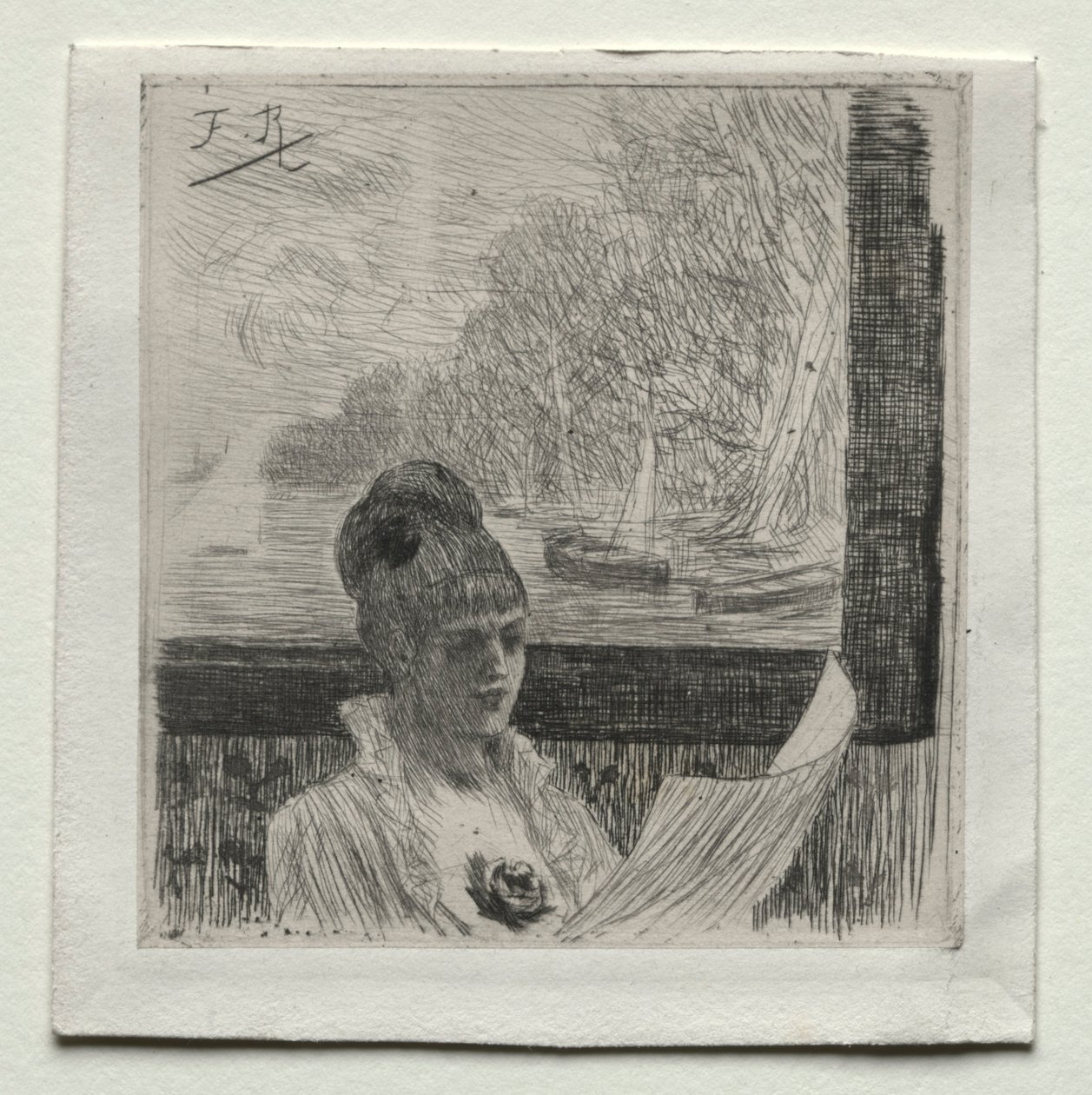 Young Woman by Félicien Rops