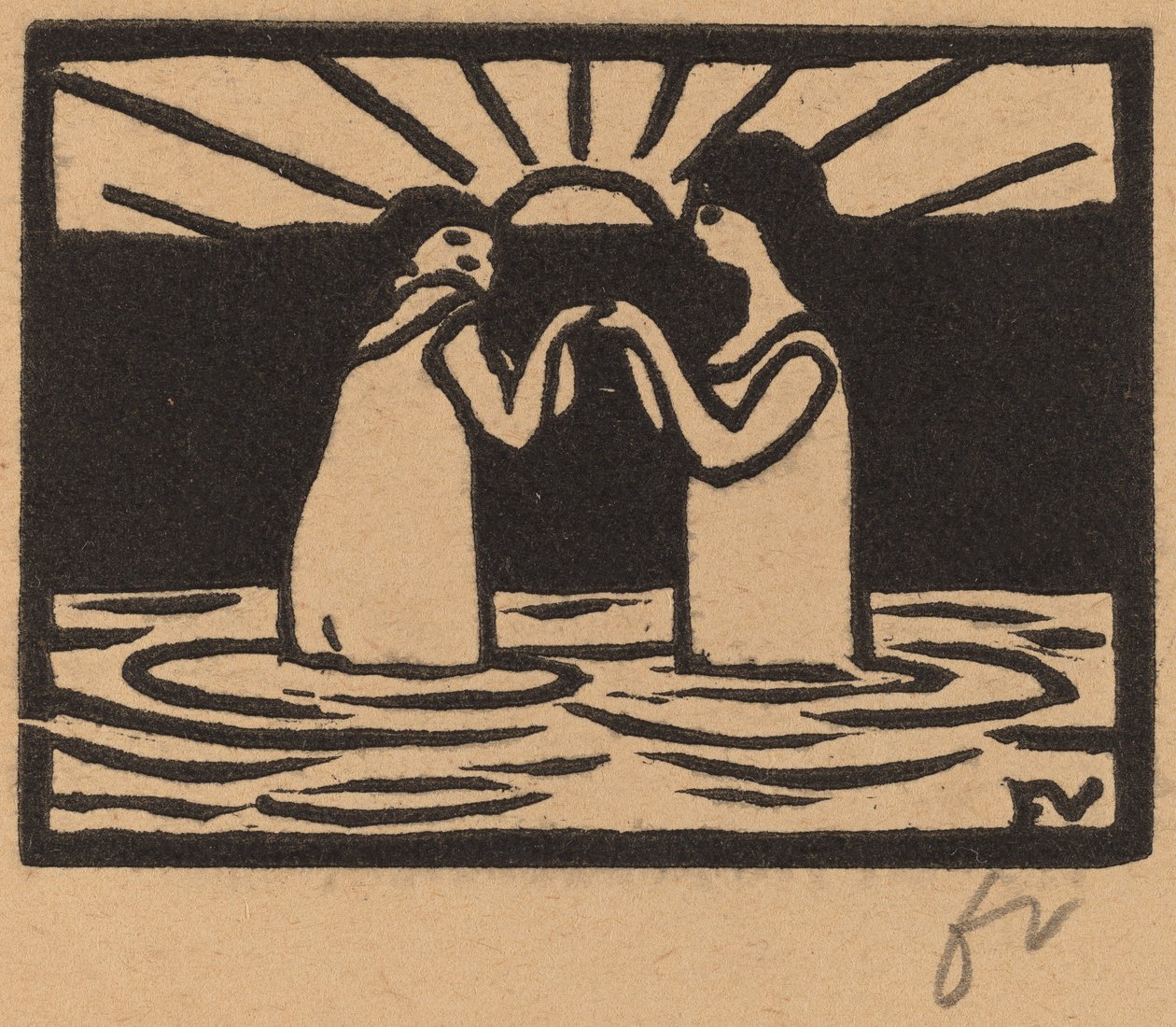 Playing in the Sun by Félix Vallotton